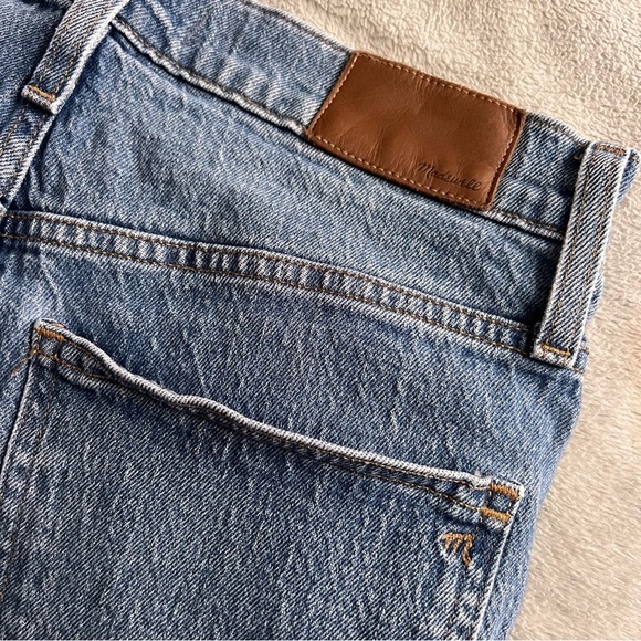 Madewell The Perfect Vintage Jean High Rise Tapered Mom Denim Raw Hem Ainsworth - Picture 14 of 17